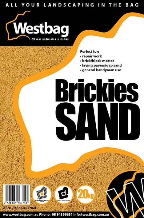 20kg Brickies Sand
